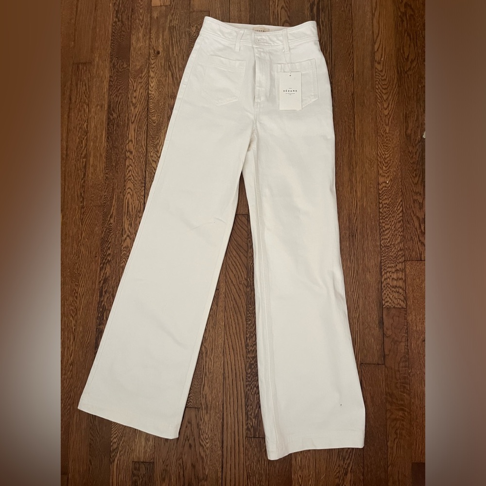 Sezane - never worn, tag attached. High waisted trousers with pockets!!